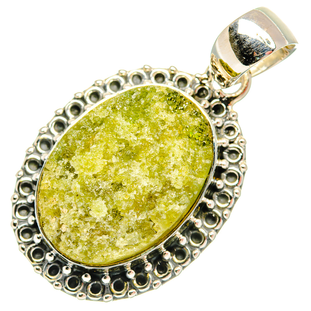 Green Fuchsite Pendants handcrafted by Ana Silver Co - PD30708 - Photo 2