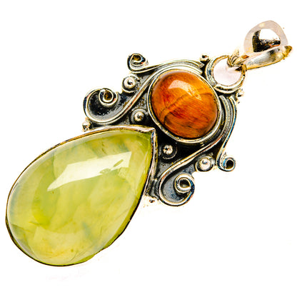 Prehnite Pendants handcrafted by Ana Silver Co - PD30721 - Photo 2