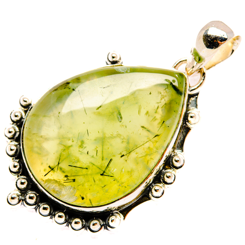 Prehnite Pendants handcrafted by Ana Silver Co - PD30738 - Photo 2