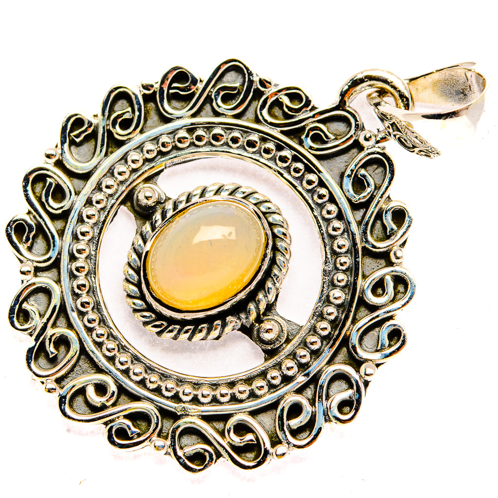 Ethiopian Opal Pendants handcrafted by Ana Silver Co - PD30744 - Photo 2
