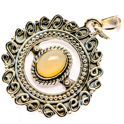 Ethiopian Opal Pendants handcrafted by Ana Silver Co - PD30744 - Photo 2