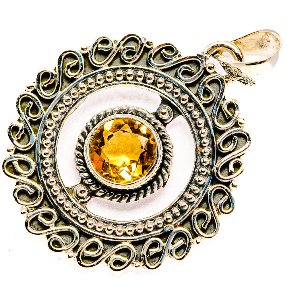 Citrine Pendants handcrafted by Ana Silver Co - PD30747 - Photo 2