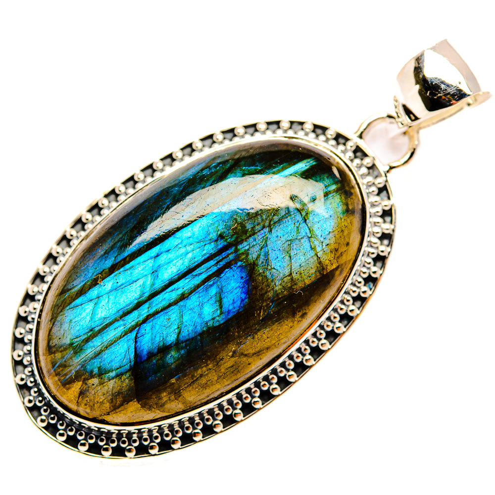 Labradorite Pendants handcrafted by Ana Silver Co - PD30752 - Photo 2