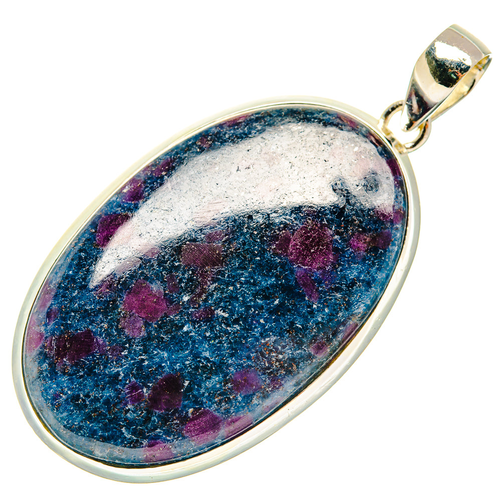 Ruby Fuchsite Pendants handcrafted by Ana Silver Co - PD30764 - Photo 2