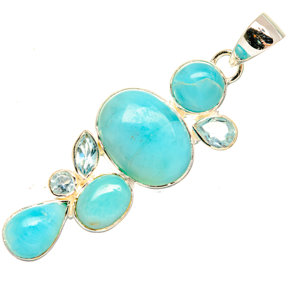 Larimar Pendants handcrafted by Ana Silver Co - PD30770 - Photo 2