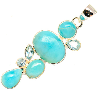 Larimar Pendants handcrafted by Ana Silver Co - PD30770 - Photo 2