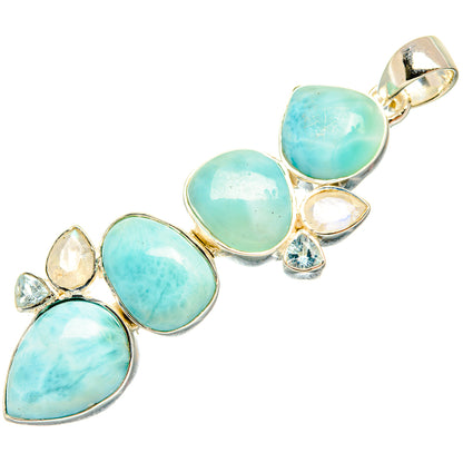 Larimar Pendants handcrafted by Ana Silver Co - PD30774 - Photo 2