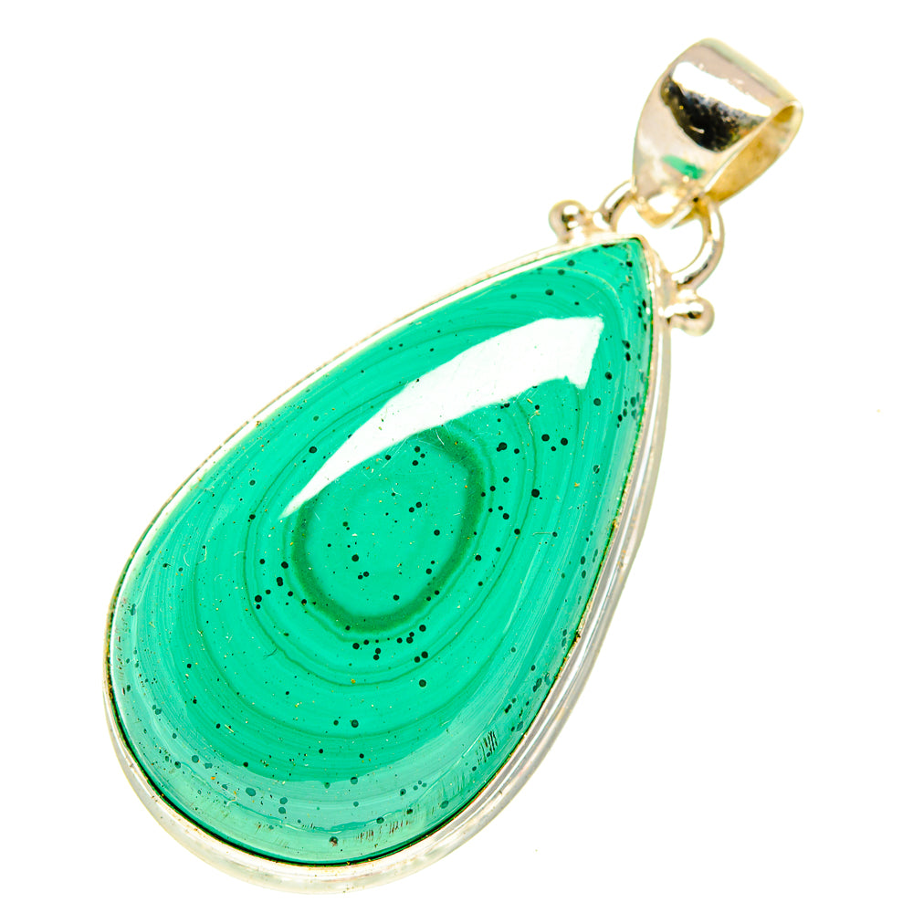 Malachite Pendants handcrafted by Ana Silver Co - PD3078