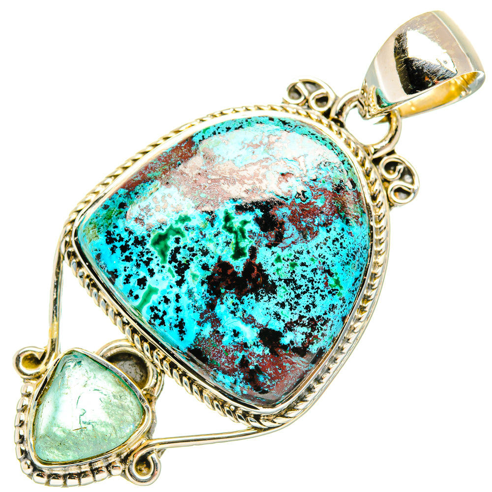 Shattuckite Pendants handcrafted by Ana Silver Co - PD30798 - Photo 2
