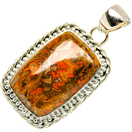 Moroccan Agate Pendants handcrafted by Ana Silver Co - PD30799 - Photo 2