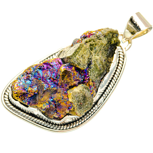 Titanium Druzy Pendants handcrafted by Ana Silver Co - PD30801 - Photo 2