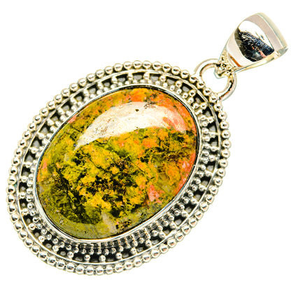 Unakite Pendants handcrafted by Ana Silver Co - PD30809 - Photo 2
