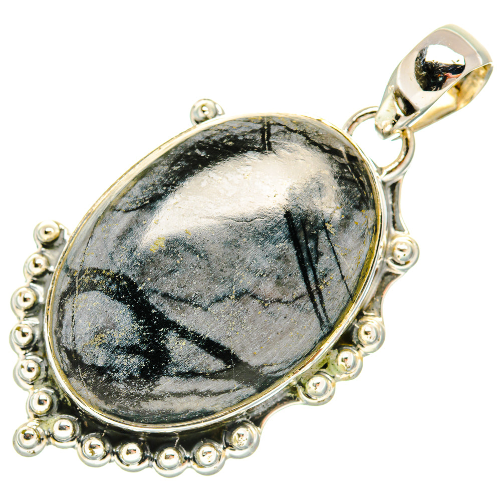 Picasso Jasper Pendants handcrafted by Ana Silver Co - PD30817 - Photo 2