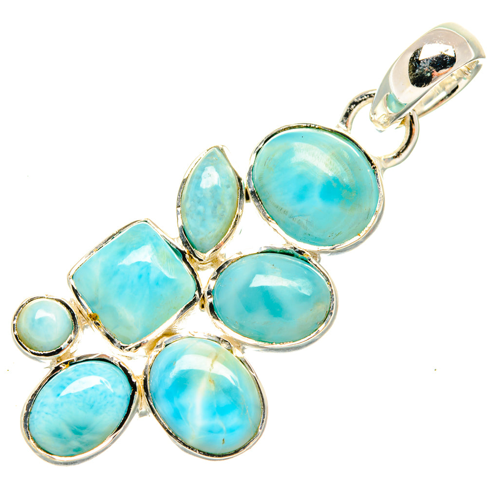 Larimar Pendants handcrafted by Ana Silver Co - PD30822 - Photo 2