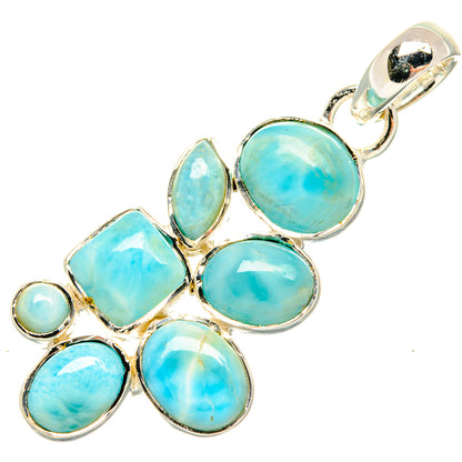 Larimar Pendants handcrafted by Ana Silver Co - PD30822 - Photo 2