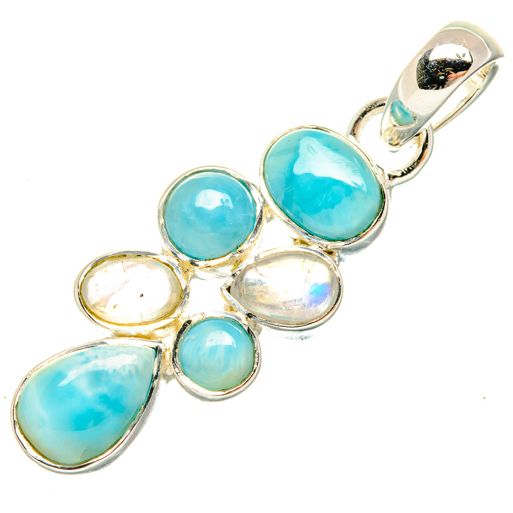 Larimar Pendants handcrafted by Ana Silver Co - PD30823 - Photo 2