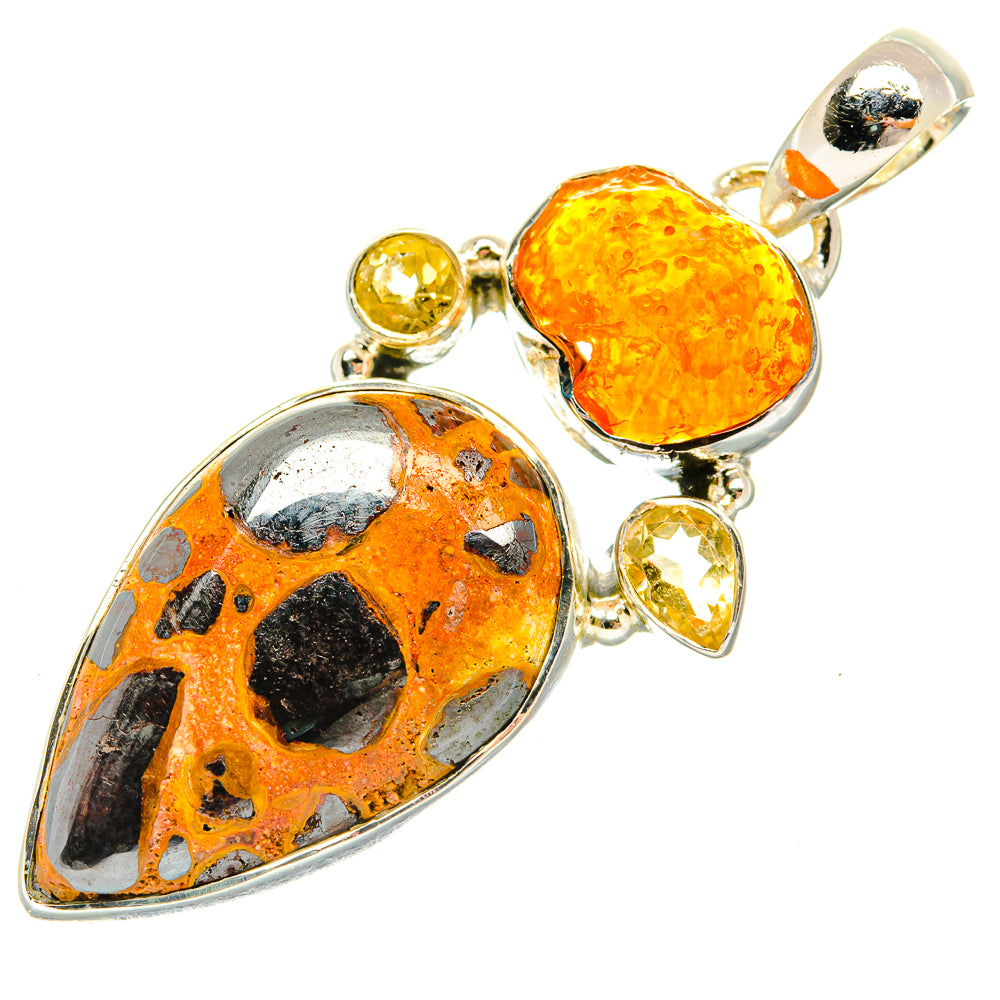 Bauxite Pendants handcrafted by Ana Silver Co - PD30832 - Photo 2