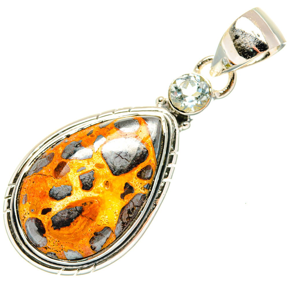Bauxite Pendants handcrafted by Ana Silver Co - PD30834 - Photo 2