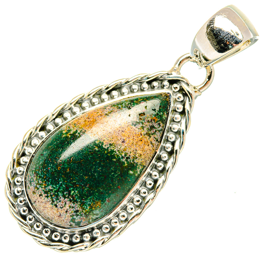 Ocean Jasper Pendants handcrafted by Ana Silver Co - PD30839 - Photo 2