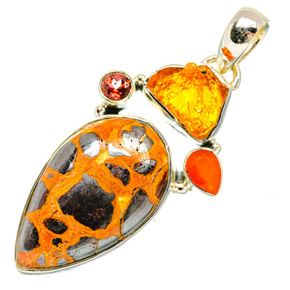 Bauxite Pendants handcrafted by Ana Silver Co - PD30840 - Photo 2