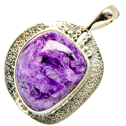 Charoite Pendants handcrafted by Ana Silver Co - PD30852 - Photo 2