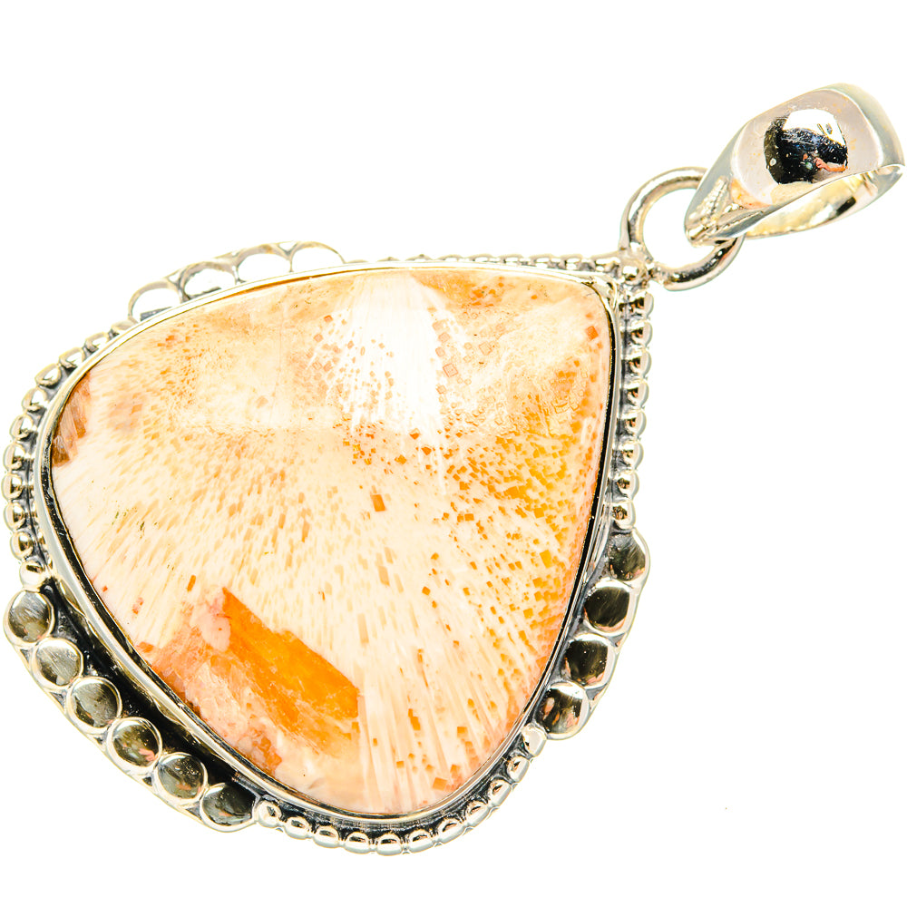 Scolecite Pendants handcrafted by Ana Silver Co - PD30857 - Photo 2