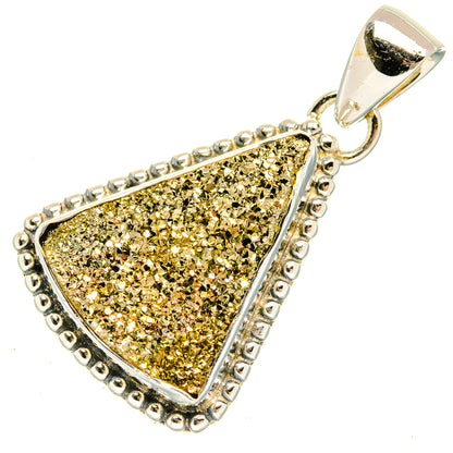 Pyrite Pendants handcrafted by Ana Silver Co - PD30859 - Photo 2