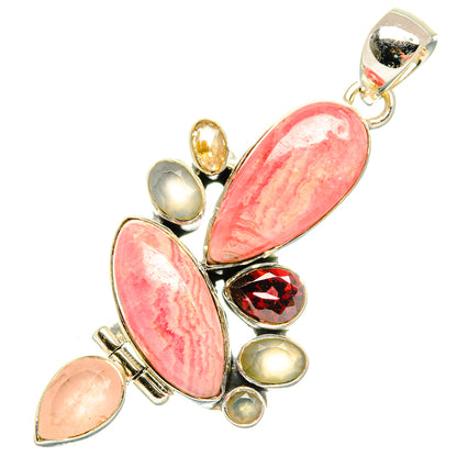 Rhodochrosite Pendants handcrafted by Ana Silver Co - PD30868 - Photo 2