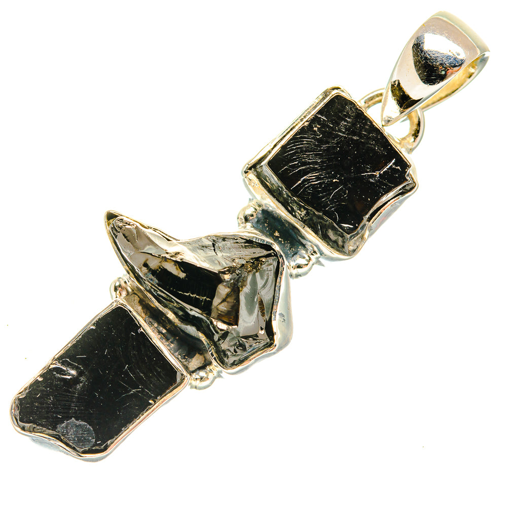 Shungite Pendants handcrafted by Ana Silver Co - PD30872 - Photo 2