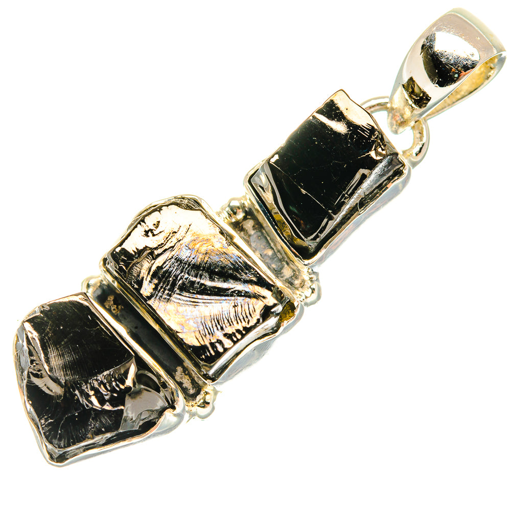 Shungite Pendants handcrafted by Ana Silver Co - PD30882 - Photo 2