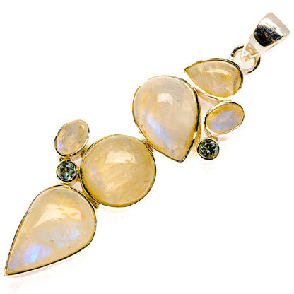 Rainbow Moonstone Pendants handcrafted by Ana Silver Co - PD30888 - Photo 2