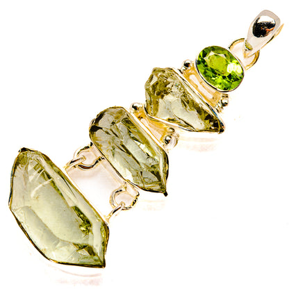 Green Amethyst Pendants handcrafted by Ana Silver Co - PD30911 - Photo 2