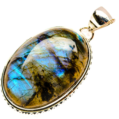 Labradorite Pendants handcrafted by Ana Silver Co - PD30914 - Photo 2
