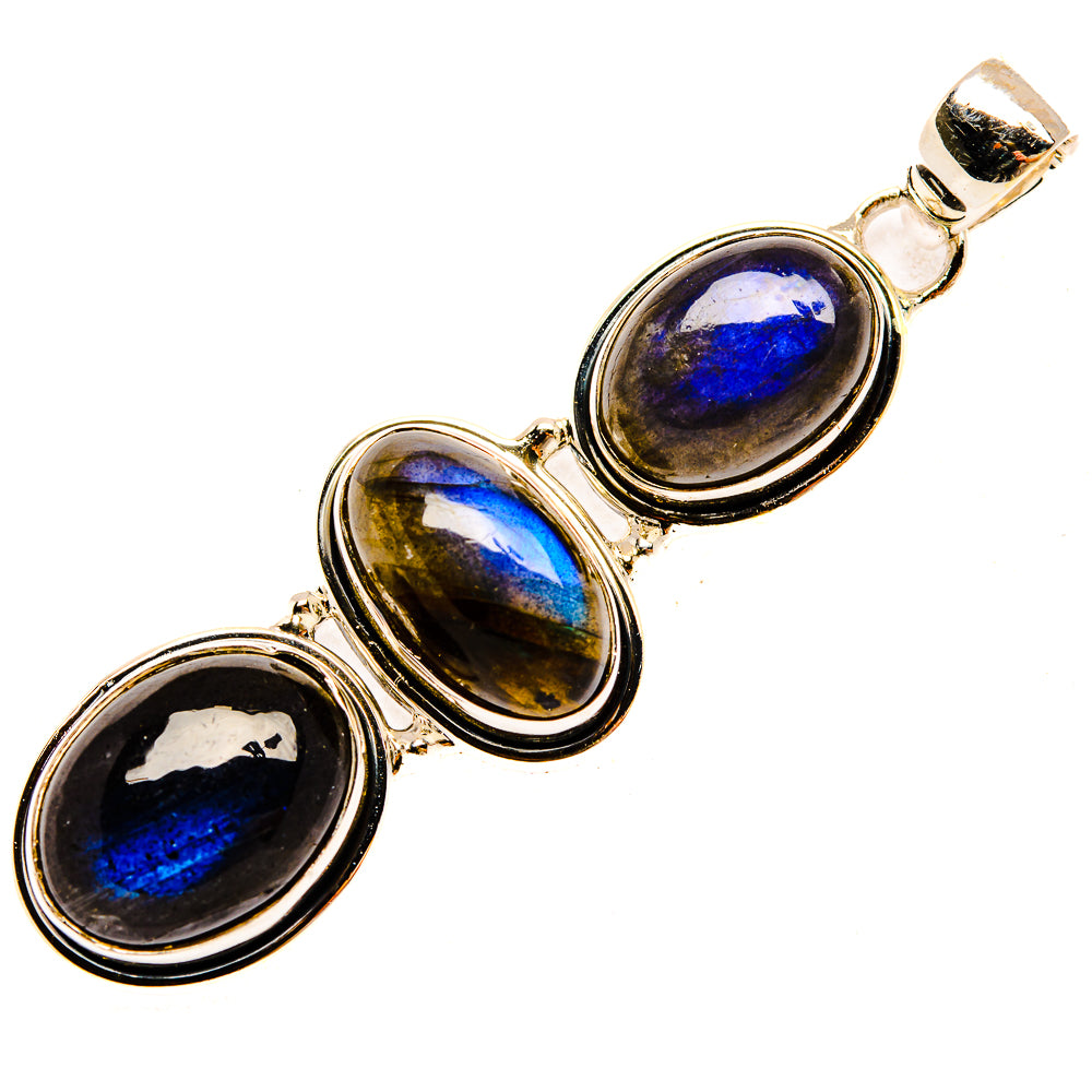 Labradorite Pendants handcrafted by Ana Silver Co - PD30921 - Photo 2
