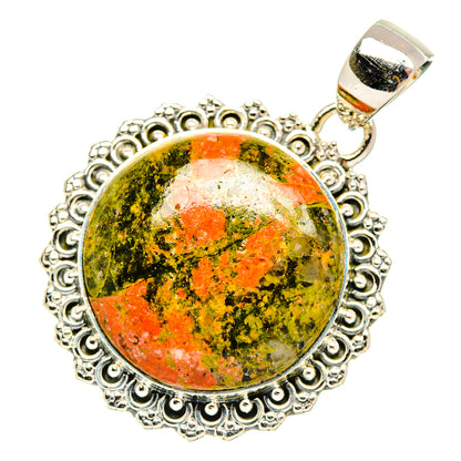 Unakite Pendants handcrafted by Ana Silver Co - PD30932 - Photo 2