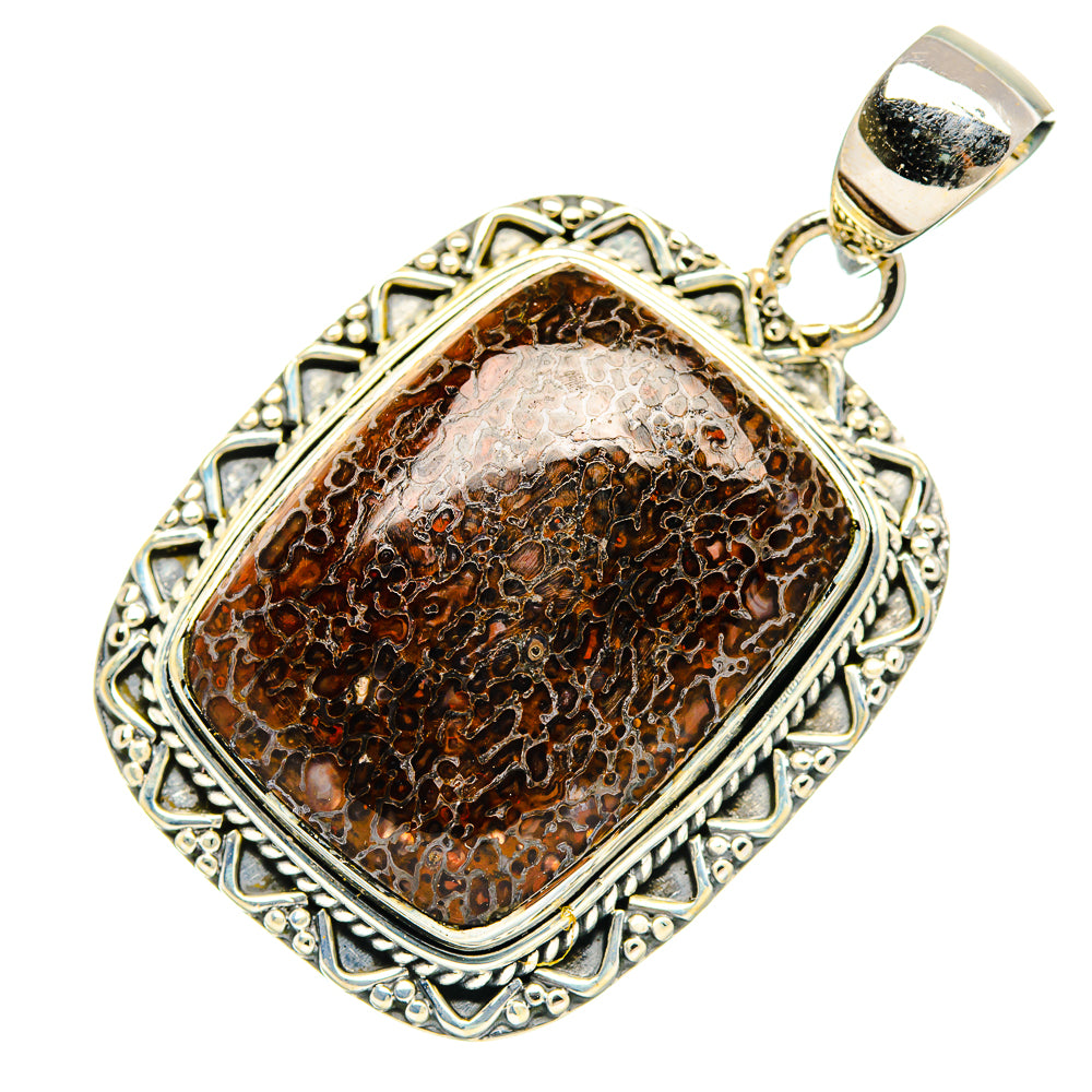 Dinosaur Bone Pendants handcrafted by Ana Silver Co - PD30934 - Photo 2