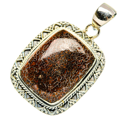 Dinosaur Bone Pendants handcrafted by Ana Silver Co - PD30934 - Photo 2