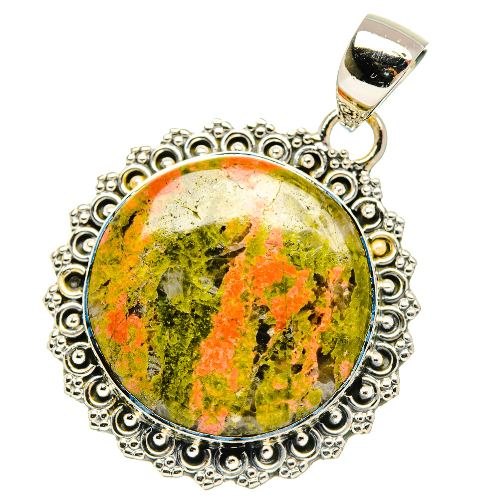 Unakite Pendants handcrafted by Ana Silver Co - PD30937 - Photo 2