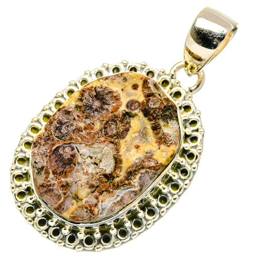 Poppy Jasper Pendants handcrafted by Ana Silver Co - PD30945 - Photo 2
