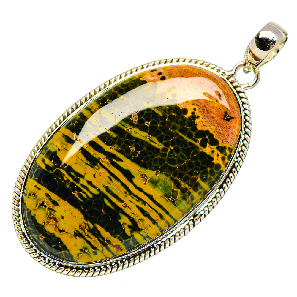Ocean Jasper Pendants handcrafted by Ana Silver Co - PD30954 - Photo 2