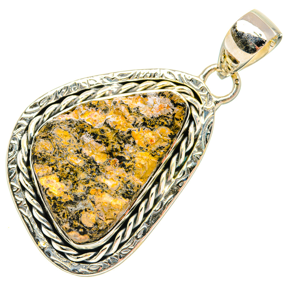 Poppy Jasper Pendants handcrafted by Ana Silver Co - PD30985 - Photo 2