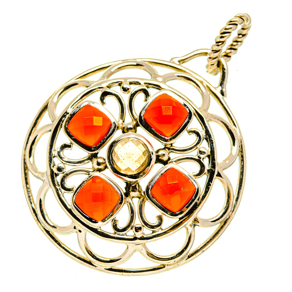 Carnelian Pendants handcrafted by Ana Silver Co - PD3099