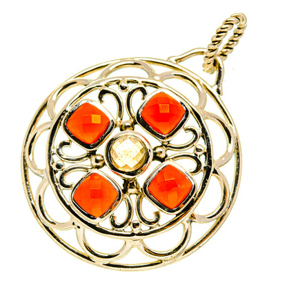 Carnelian Pendants handcrafted by Ana Silver Co - PD3099
