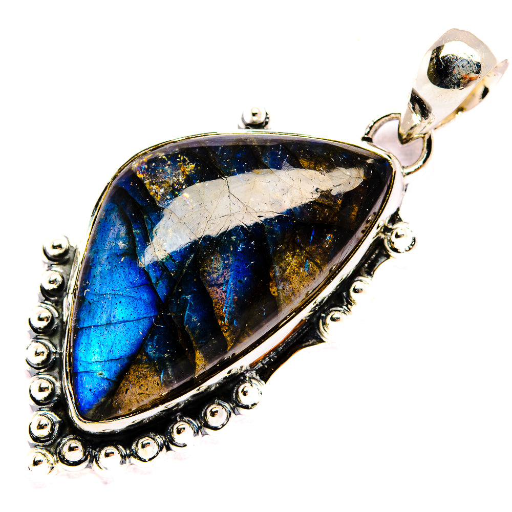 Labradorite Pendants handcrafted by Ana Silver Co - PD30999 - Photo 2