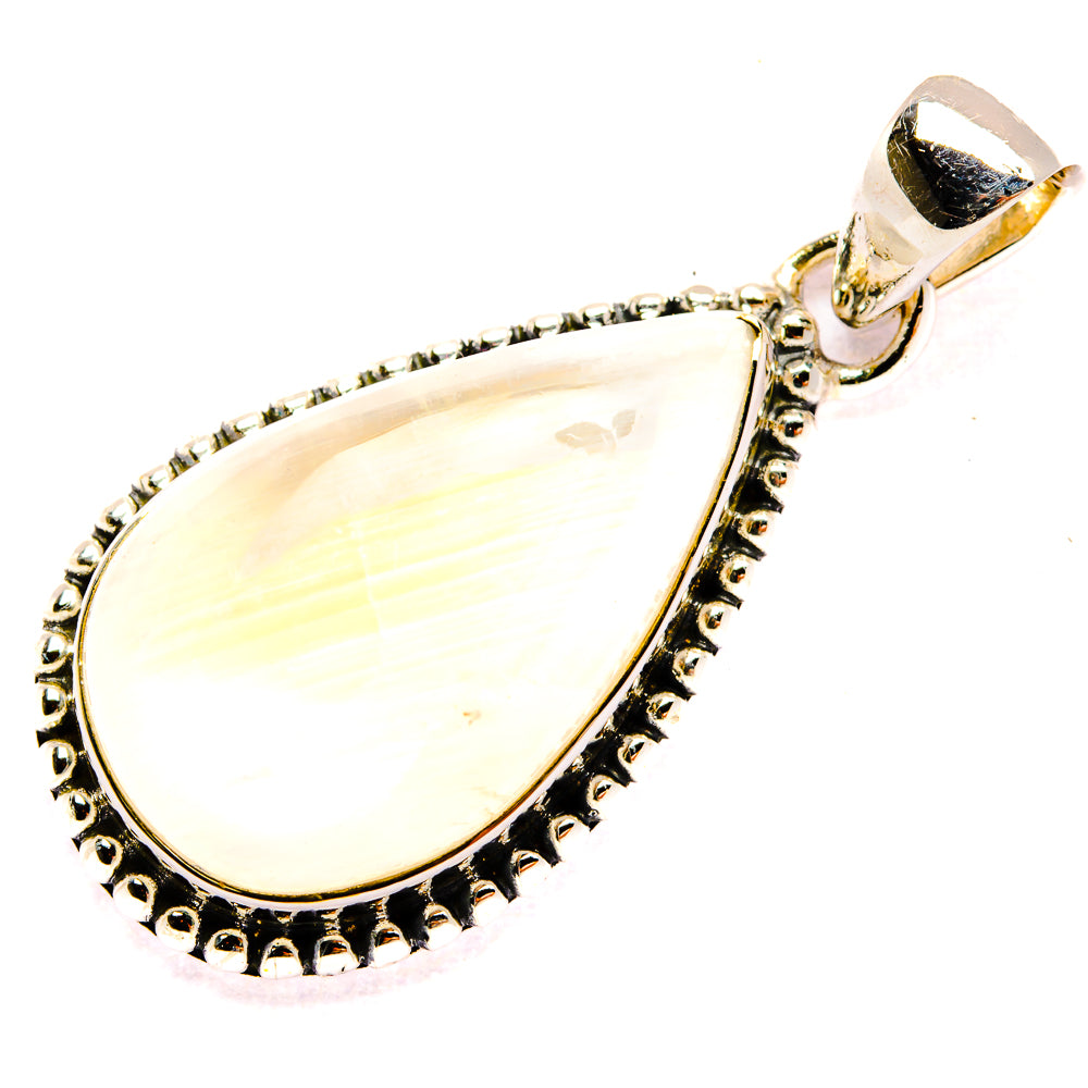 Rainbow Moonstone Pendants handcrafted by Ana Silver Co - PD31001 - Photo 2