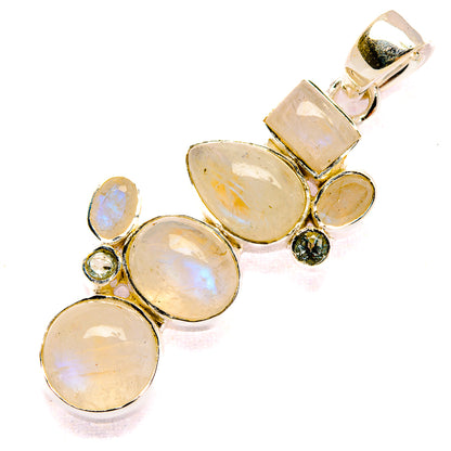 Rainbow Moonstone Pendants handcrafted by Ana Silver Co - PD31010 - Photo 2