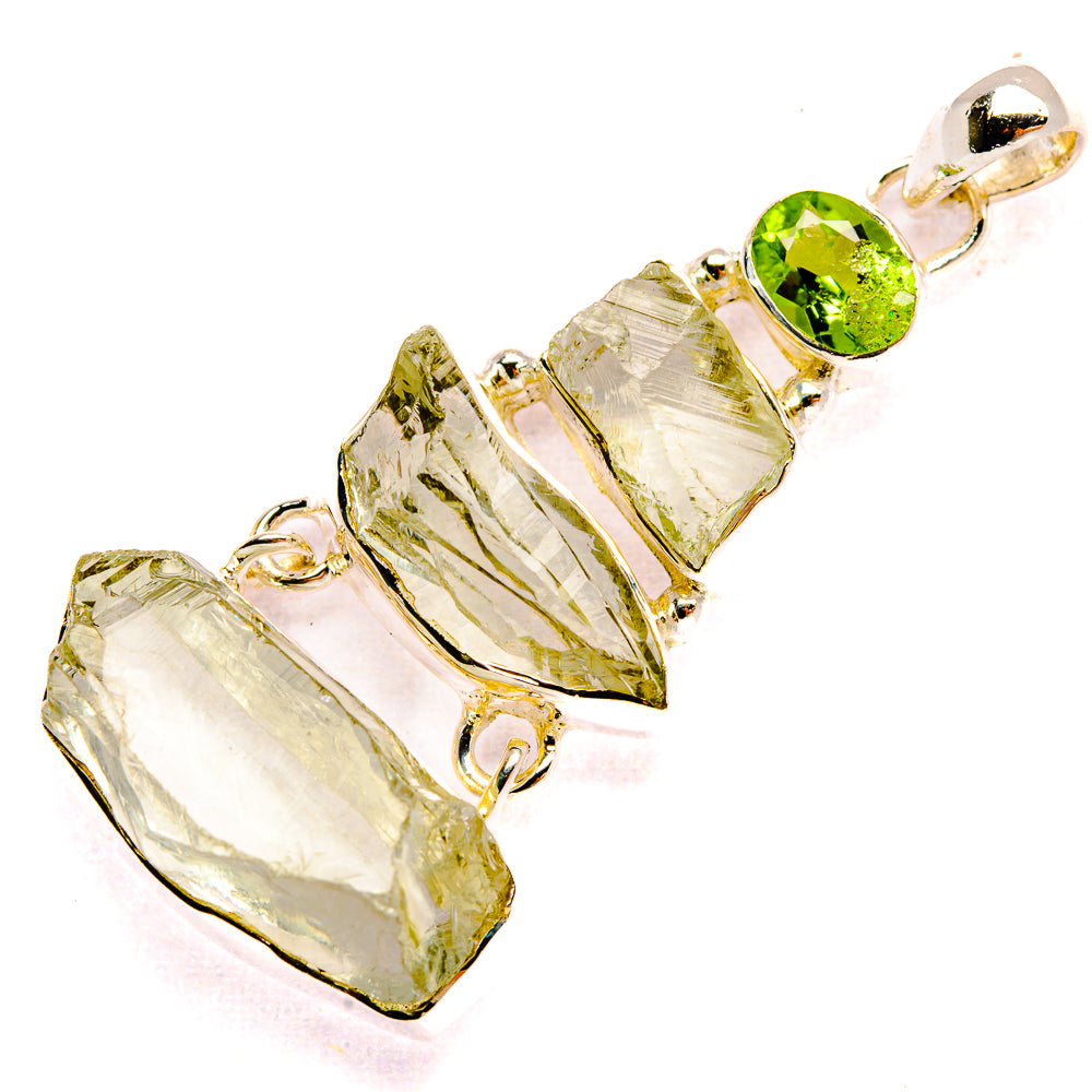 Green Amethyst Pendants handcrafted by Ana Silver Co - PD31015 - Photo 2