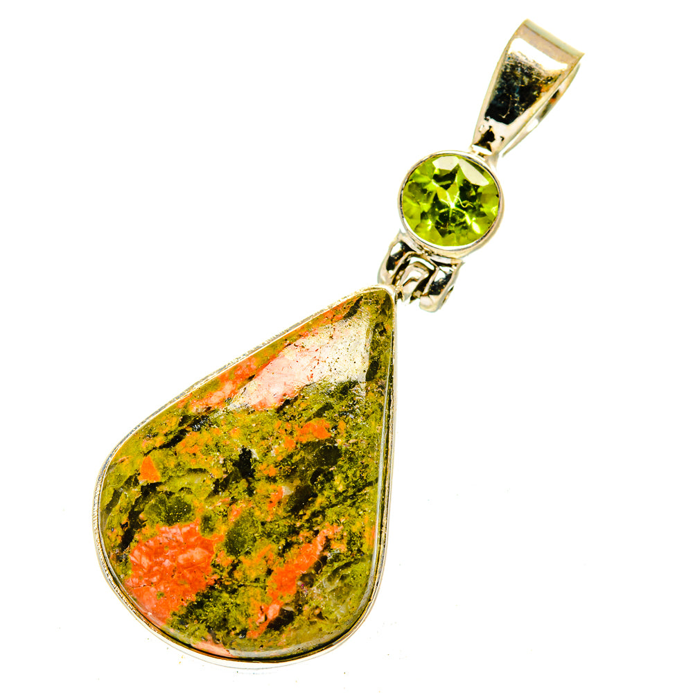 Unakite Pendants handcrafted by Ana Silver Co - PD3102