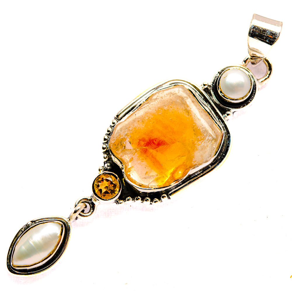 Citrine Pendants handcrafted by Ana Silver Co - PD31031 - Photo 2