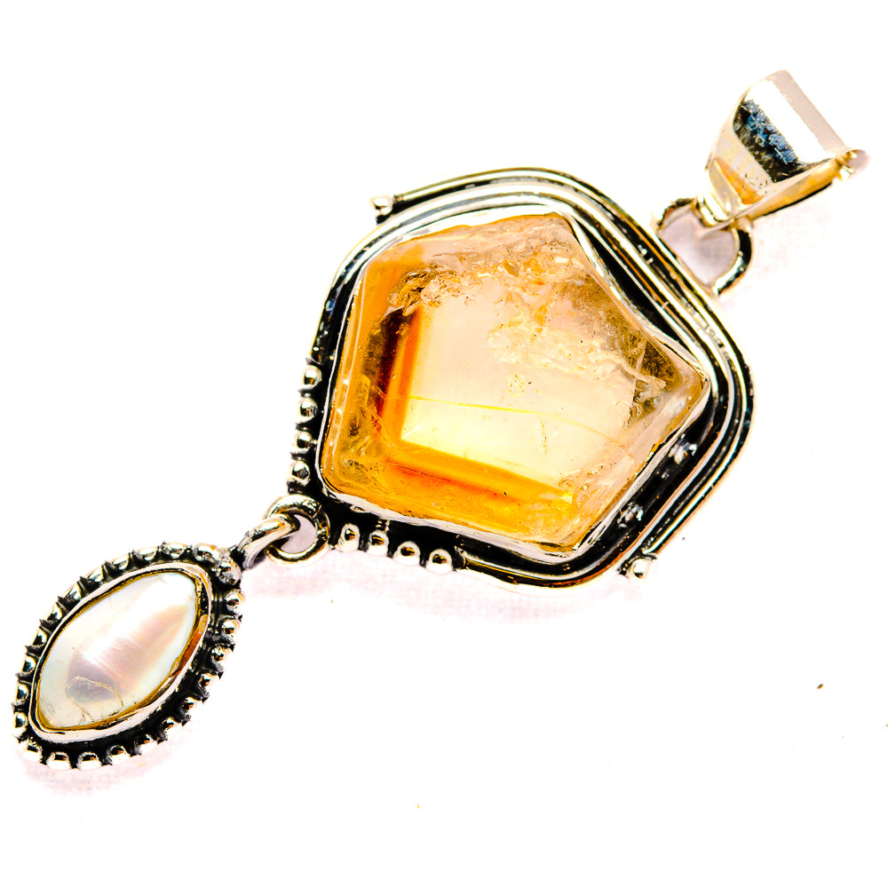 Citrine Pendants handcrafted by Ana Silver Co - PD31034 - Photo 2